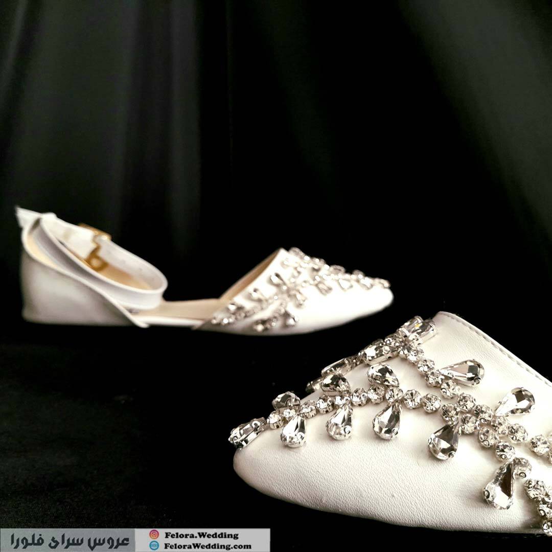  نمای کفش عروس کالج تخت سنگکاری خوشه ای | کد 0374 