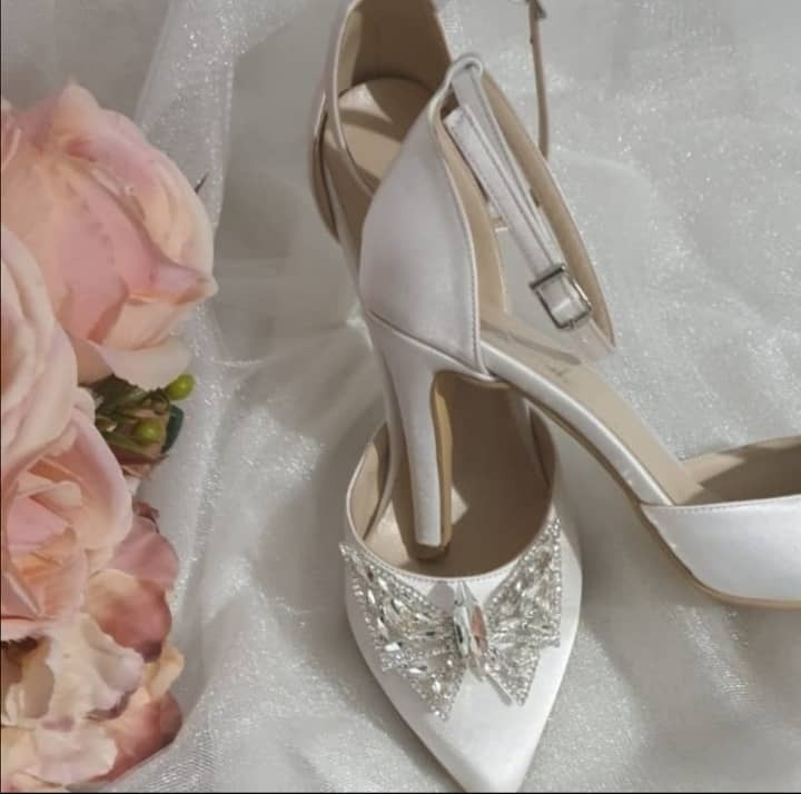  کفش عروس پروانه ای جذاب | کد 0627 