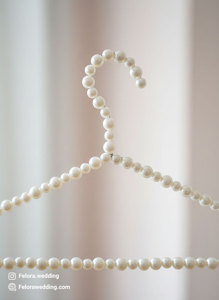  تصویر چوب لباسی تمام مرواریدی 