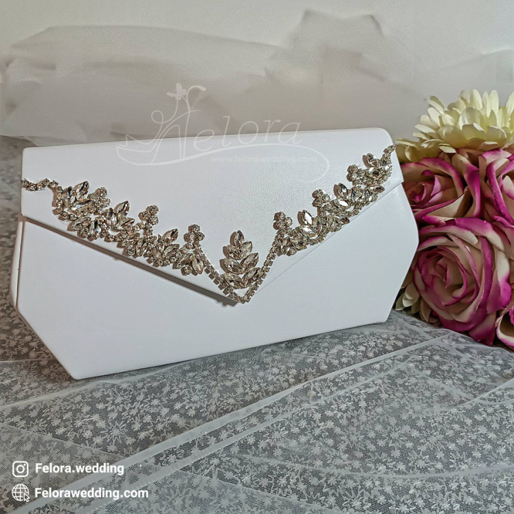 کیف عروس مدل خوشه ای 