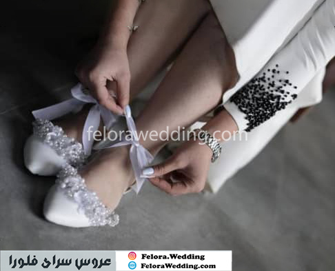 کفش تخت عروس مروارید - کالکشن 1