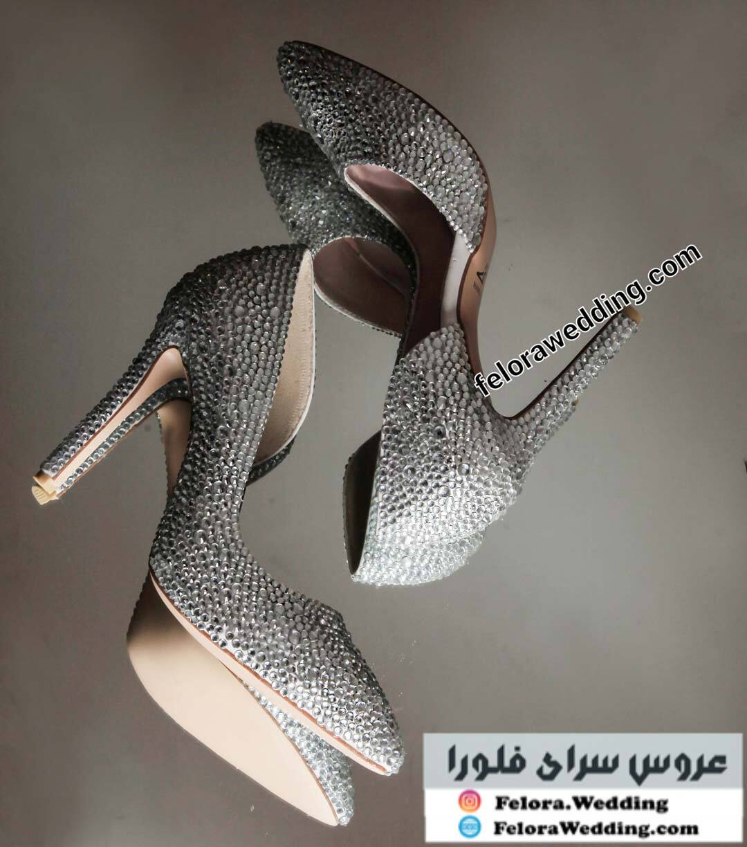  کفش عروس مدل سیندرلا | کد 1000 