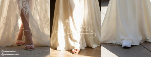 کفش عروس برای قدهای مختلف |انتخاب هوشمندانه برای قد کوتاه، متوسط و بلند